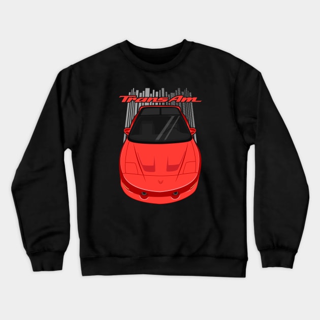 Firebird Trans Am 93-97 - Red Crewneck Sweatshirt by V8social